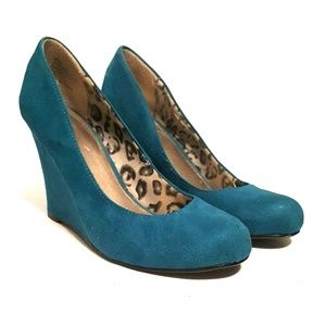 Cato Shoes - Cato- Teal Wedges Cato Shoes - Cato- Teal Wedges